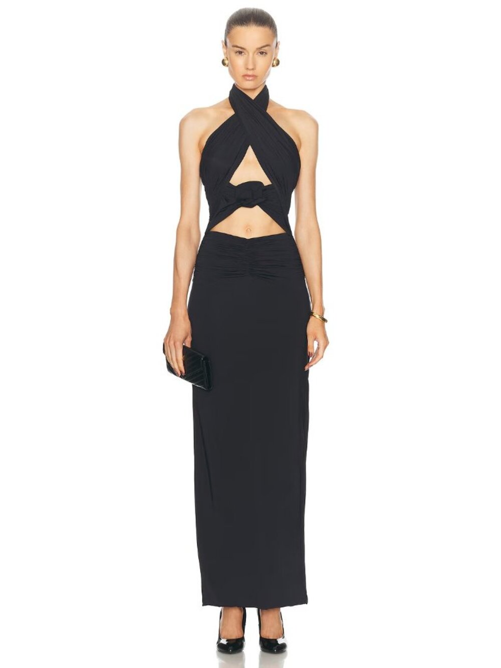 Maygel Coronel Mulett Dress in Black